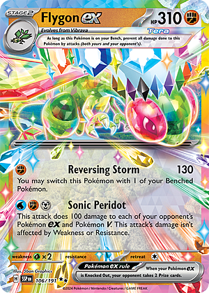 Flygon ex Card Front