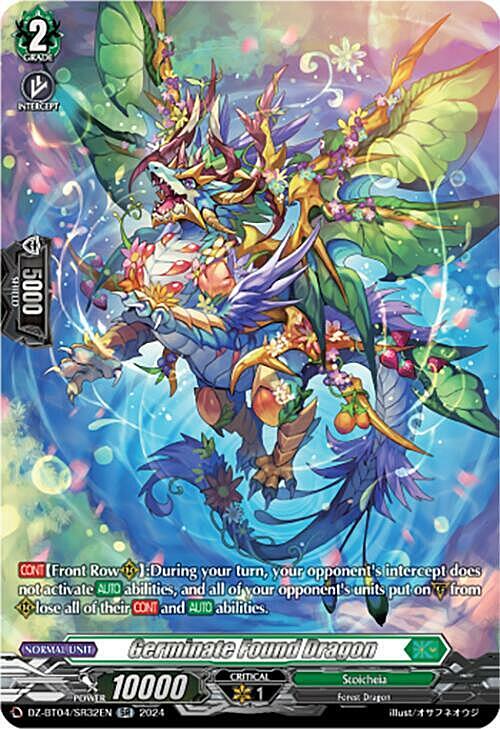 Germinate Found Dragon Card Front