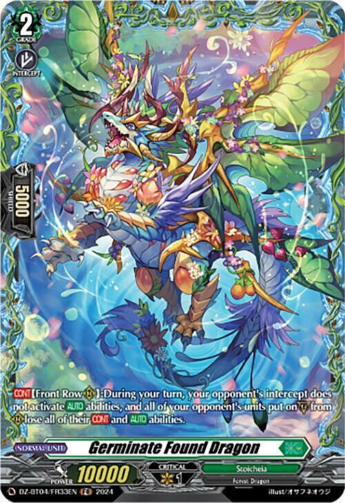 Germinate Found Dragon Card Front