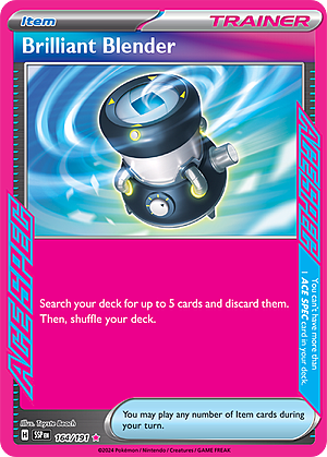 Brilliant Blender Card Front