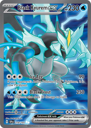 pokemon cards black kyurem - ex 049/191 Evolves from null Type Black Kyurem | Black &