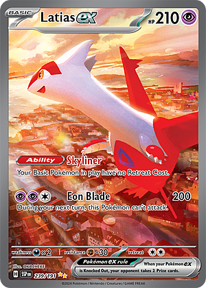 Latias ex Card Front