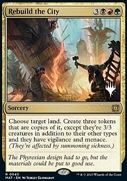 Rebuild the City Card Front