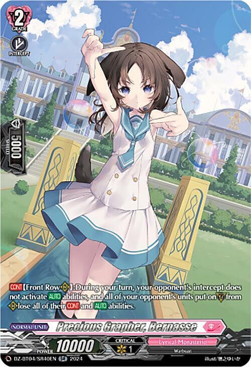 Precious Grapher, Bernasse Card Front