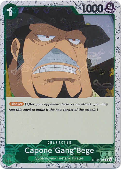 Capone"Gang"Bege Card Front