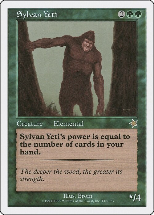 Sylvan Yeti Card Front