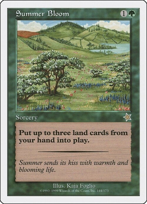 Summer Bloom Card Front