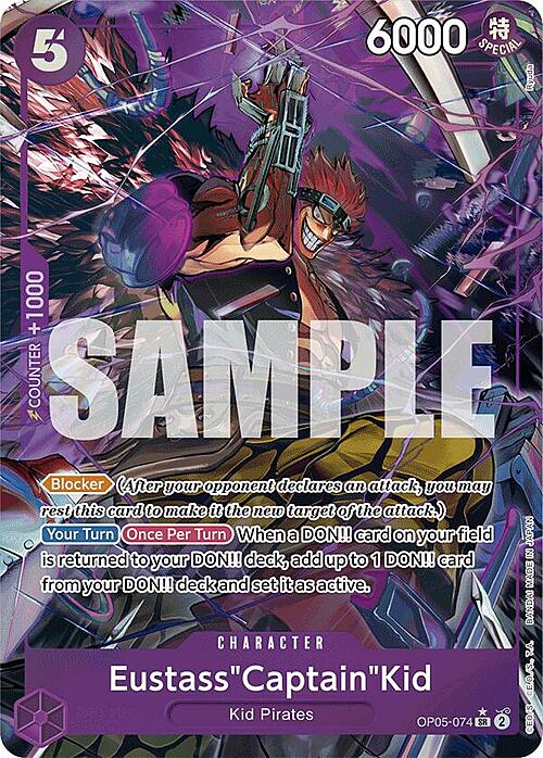 Eustass"Captain"Kid Card Front