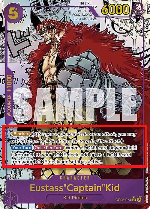 Eustass"Captain"Kid Card Front