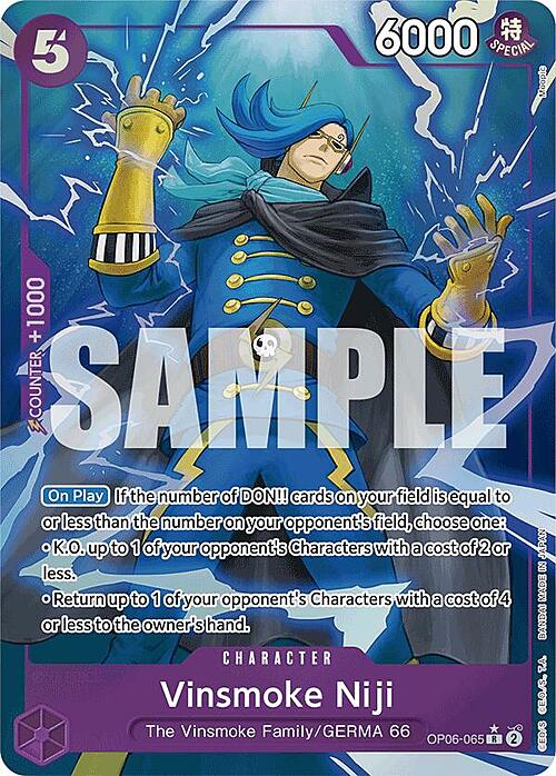 Vinsmoke Niji Card Front