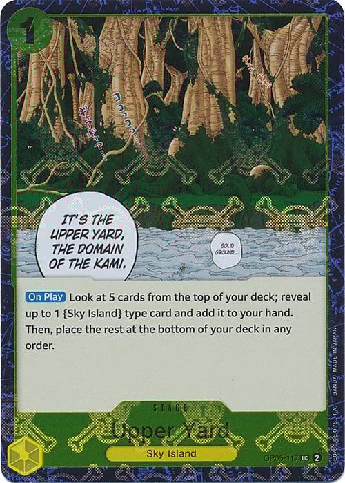 Upper Yard Card Front