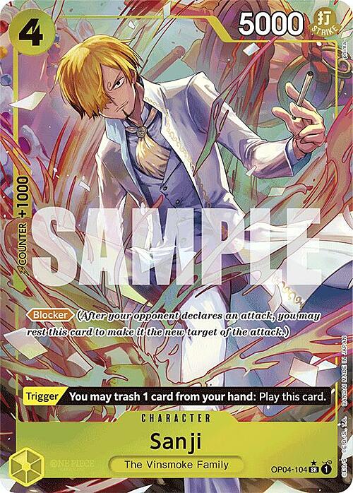 Sanji Card Front