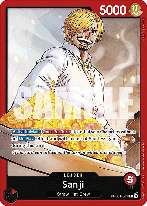 Sanji Card Front