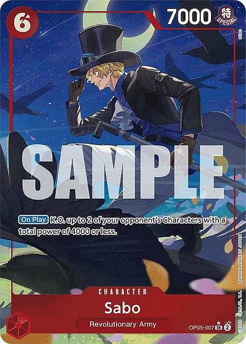 Sabo Card Front