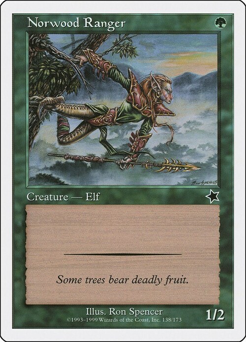 Norwood Ranger Card Front