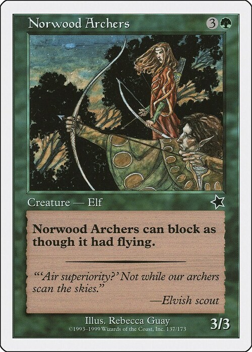 Norwood Archers Card Front