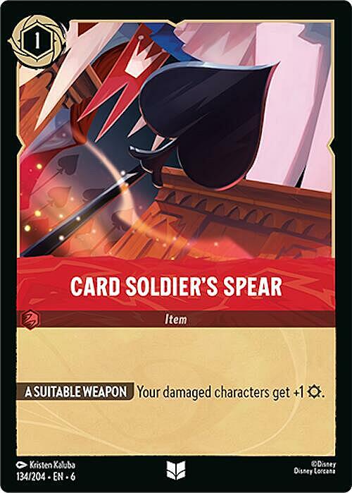 Card Soldier's Spear Card Front
