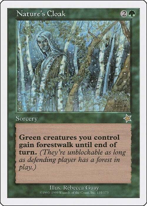Nature's Cloak Card Front