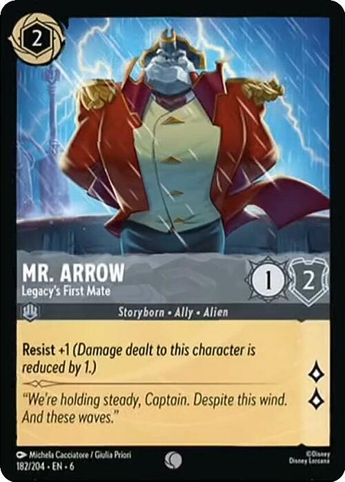 Mr. Arrow - Legacy's First Mate Card Front