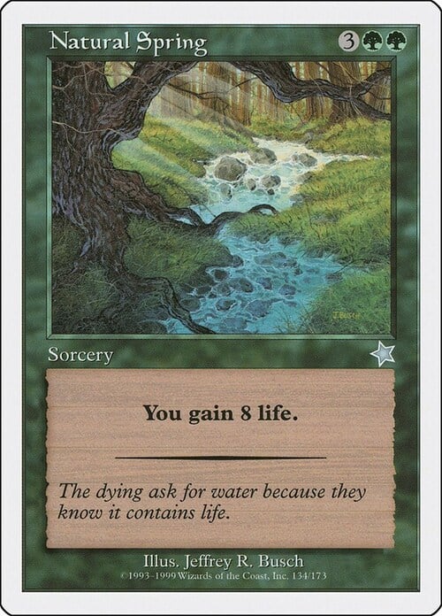 Natural Spring Card Front