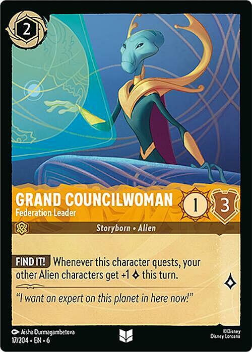 Grand Councilwoman - Federation Leader Card Front