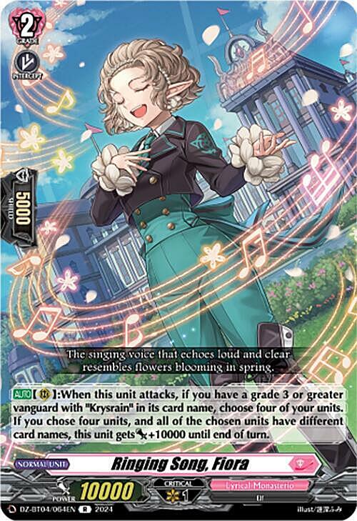 Ringing Song, Fiora Card Front