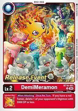 DemiMeramon Card Front