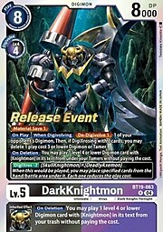 DarkKnightmon · Pre-Release Stamped BT19-063