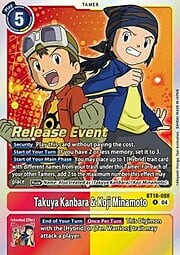 Takuya Kanbara & Koji Minamoto · Pre-Release Stamped BT18-088
