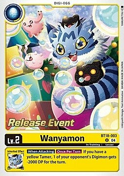 Wanyamon Card Front