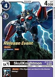 SkullKnightmon · Pre-Release Stamped BT19-058