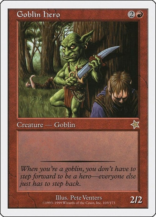 Goblin Hero Card Front