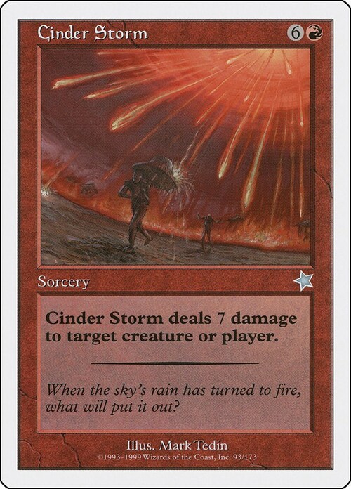 Cinder Storm Card Front