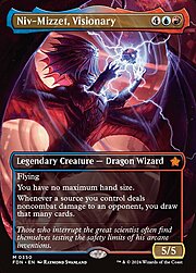 Niv-Mizzet, Visionary · Borderless 350