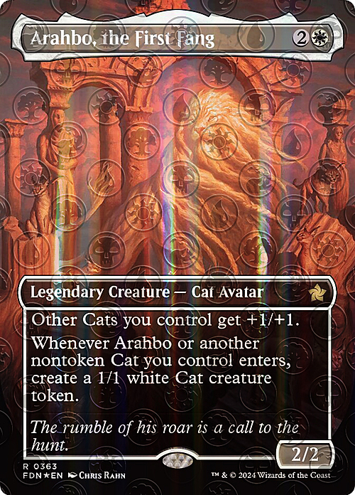 Arahbo, the First Fang Card Front