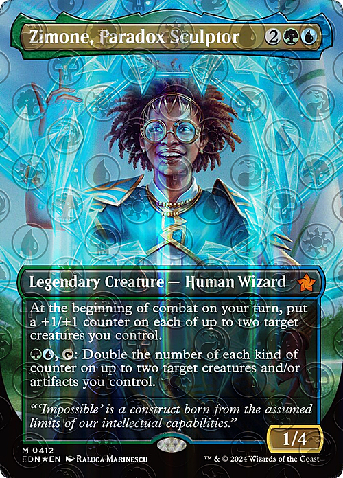 Zimone, Paradox Sculptor Card Front
