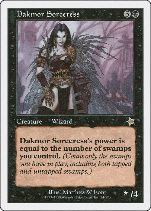 Dakmor Sorceress Card Front