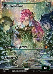 Llanowar Elves · Fracture Foil 439