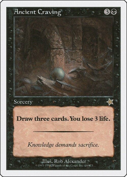 Ancient Craving Card Front