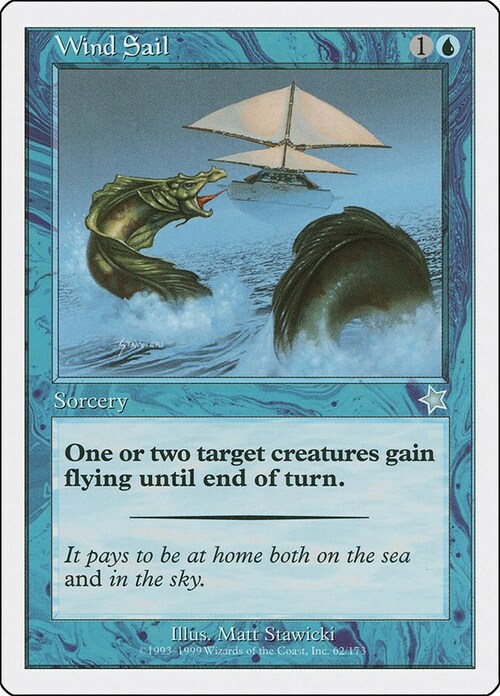 Wind Sail Card Front