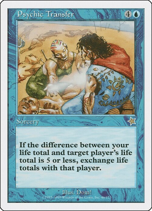 Psychic Transfer Card Front