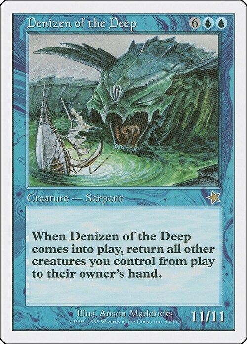Denizen of the Deep Card Front