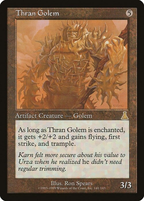 Thran Golem Card Front