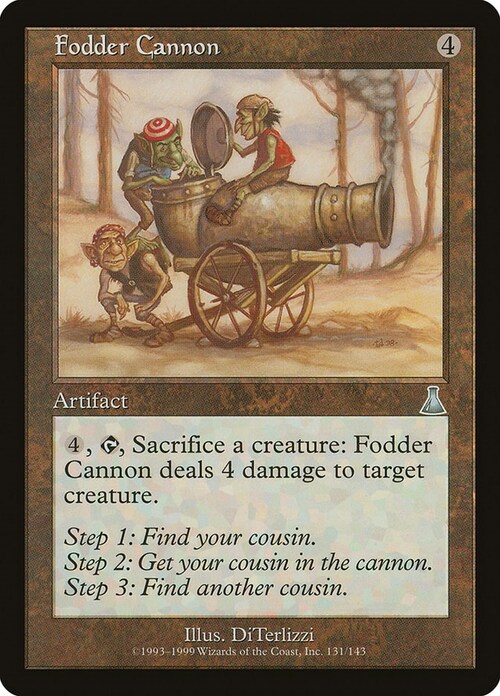 Fodder Cannon Card Front