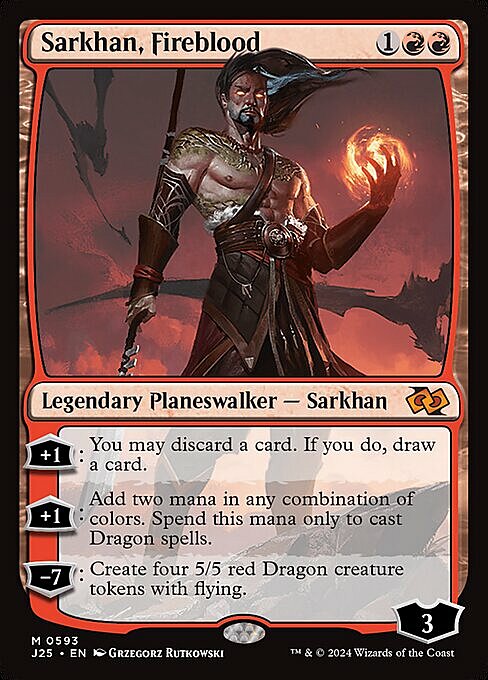 Sarkhan, Fireblood Card Front