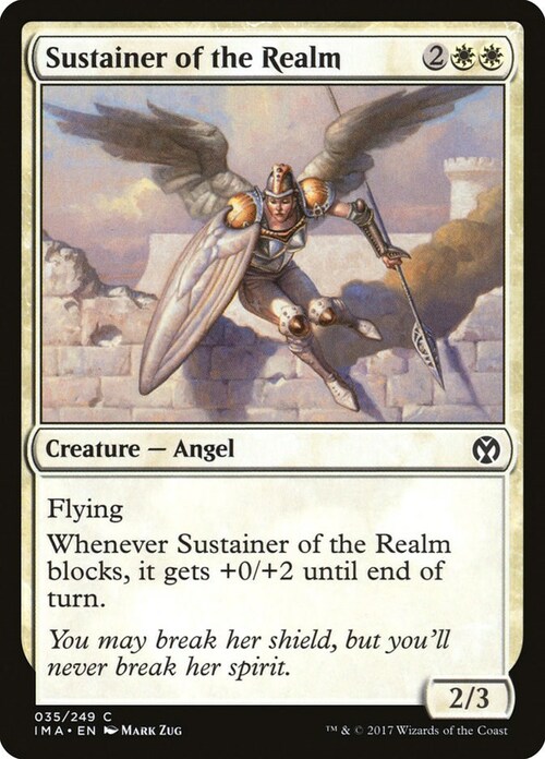 Sustainer of the Realm Card Front