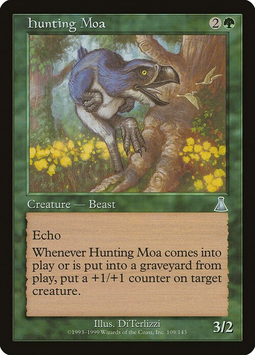 Hunting Moa Card Front