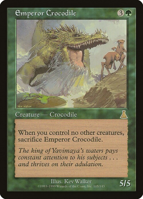 Coccodrillo imperatore Card Front