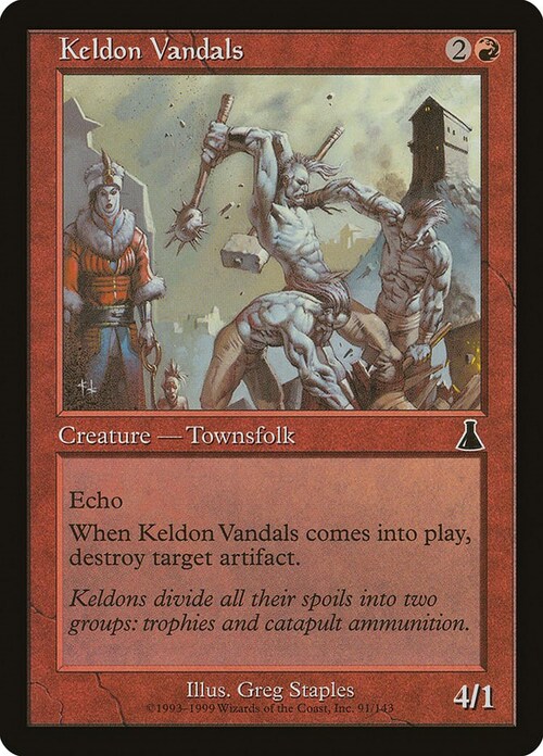 Keldon Vandals Card Front