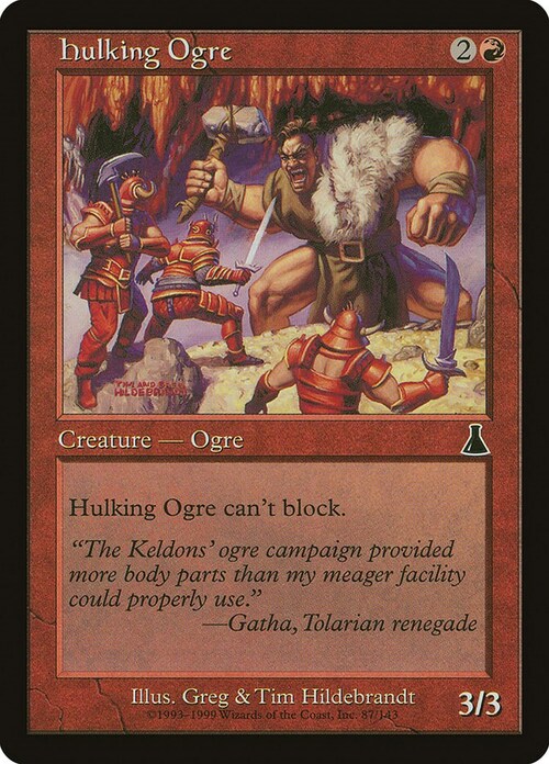 Hulking Ogre Card Front